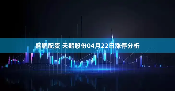 盛鹏配资 天鹅股份04月22日涨停分析